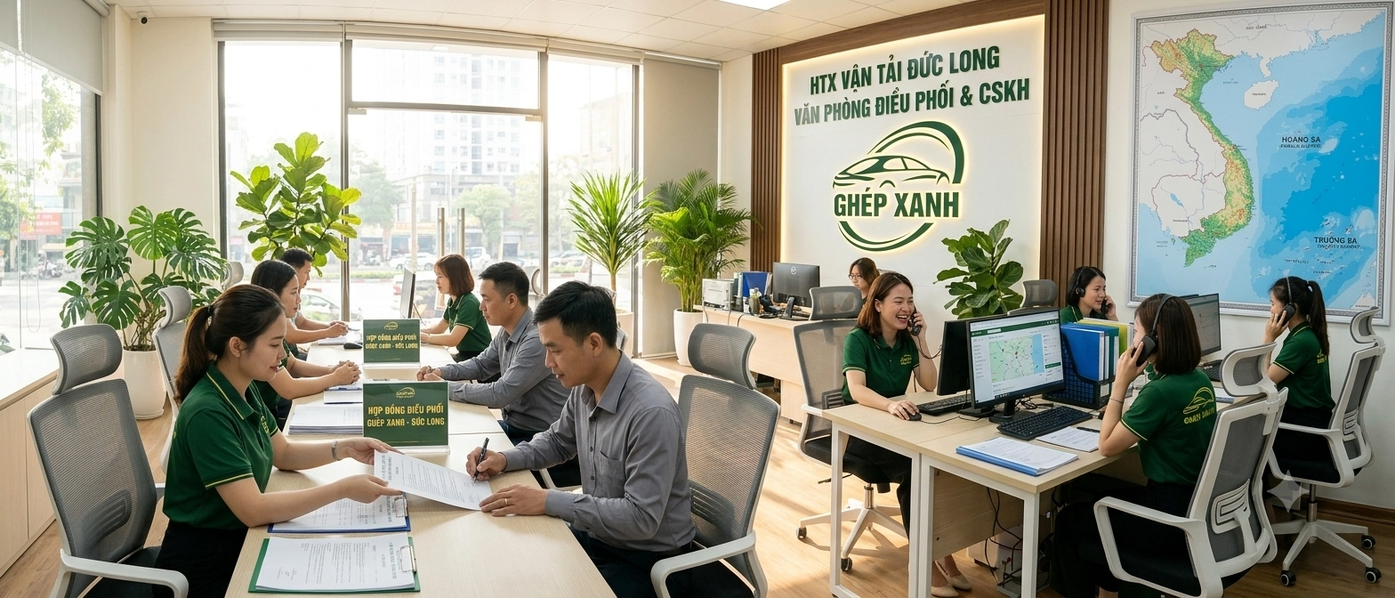 Trung tâm điều hành và chăm sóc khách hàng Green Logistics Việt Nam